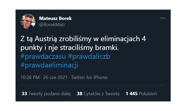 Mateusz Borek przypomina niedawne mecze Polski z Austrią! :D